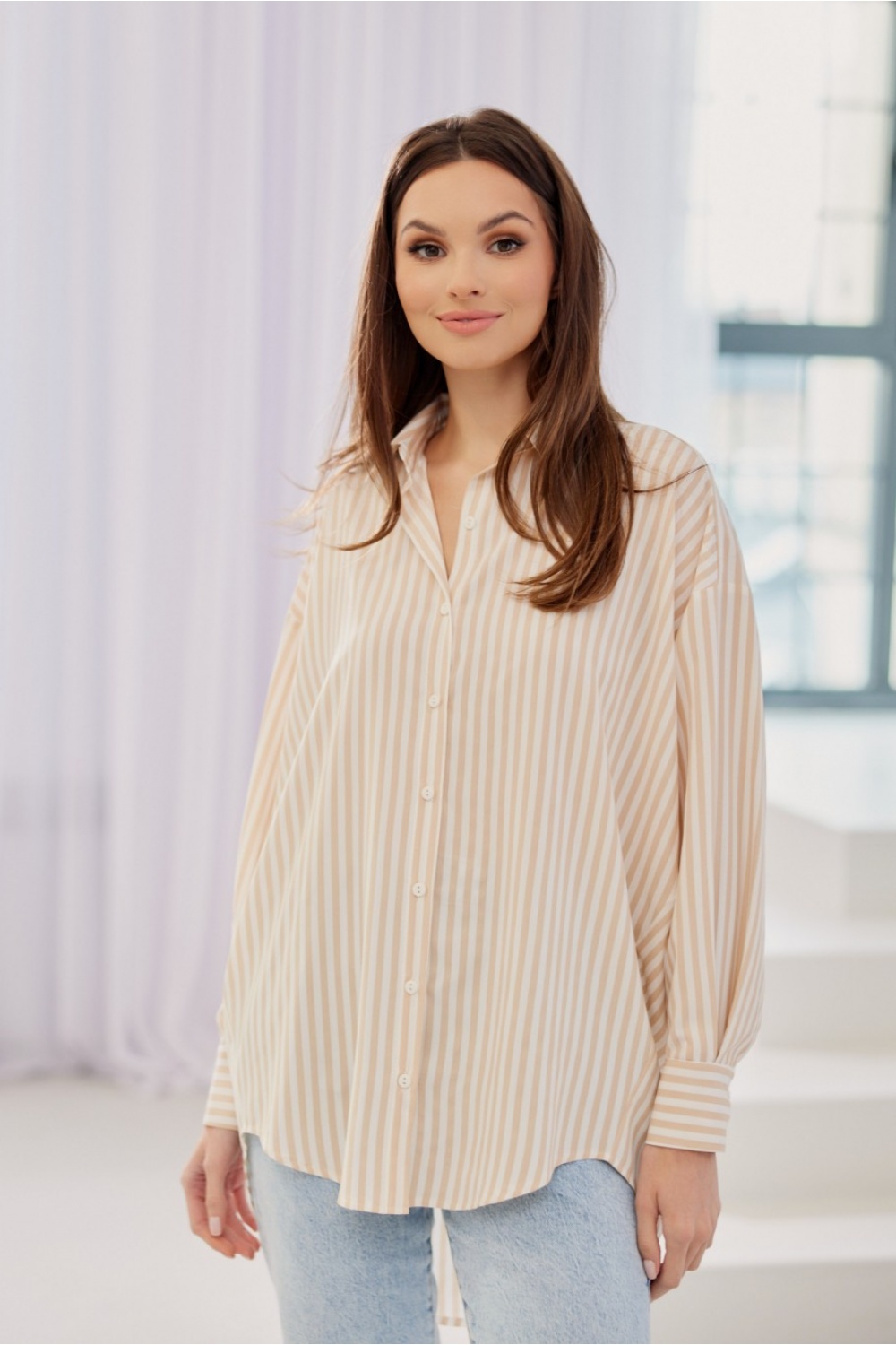 Overhemd met lange mouwen model 192575 Roco Fashion