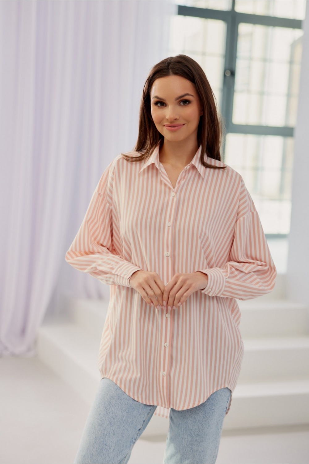 Overhemd met lange mouwen model 192576 Roco Fashion