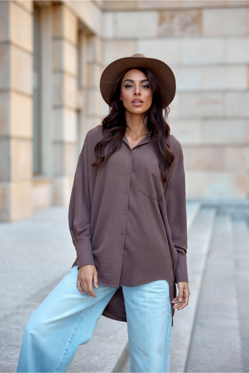 Overhemd met lange mouwen model 199480 Roco Fashion