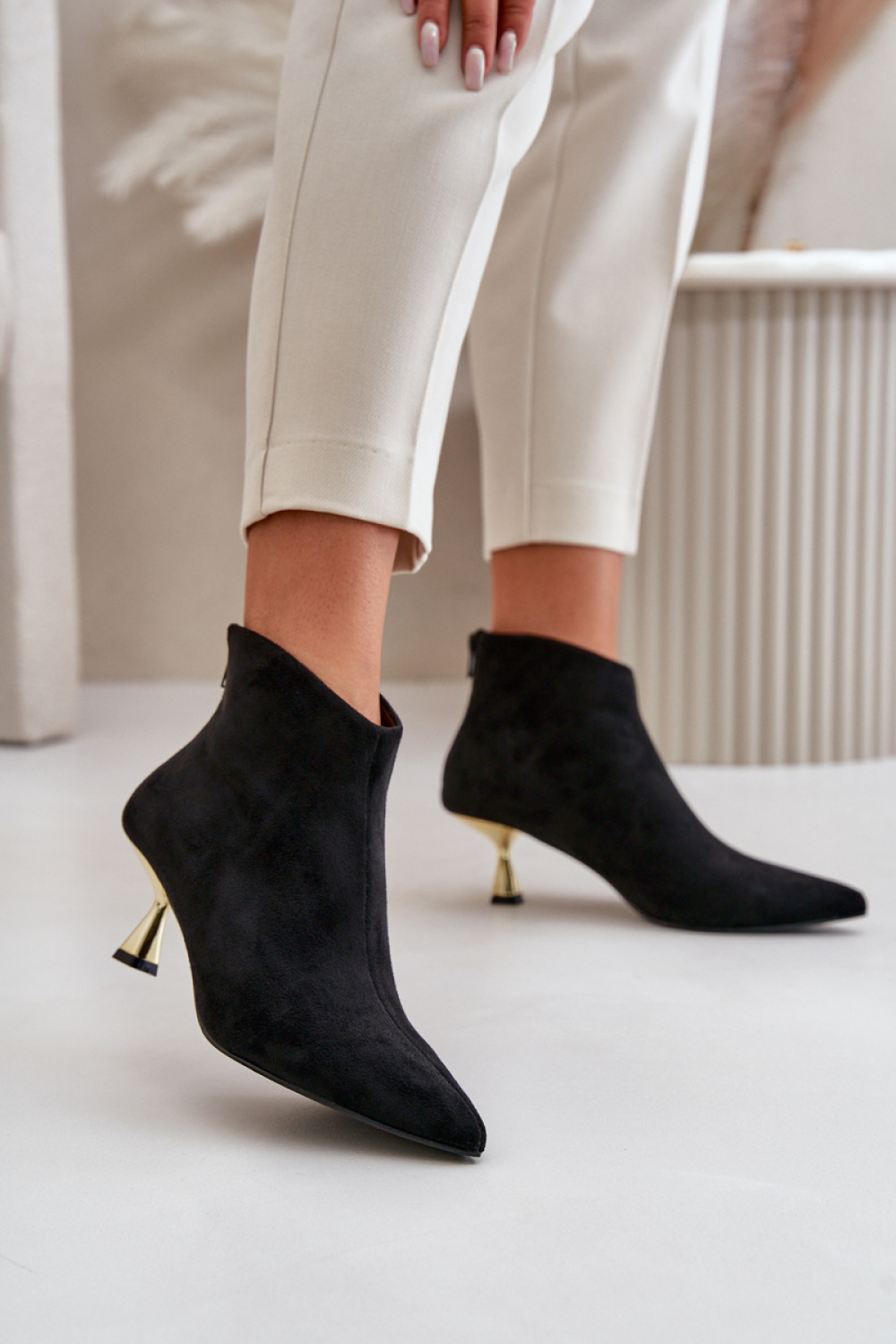 Laarsjes met hoge hak model 199854 Step in style
