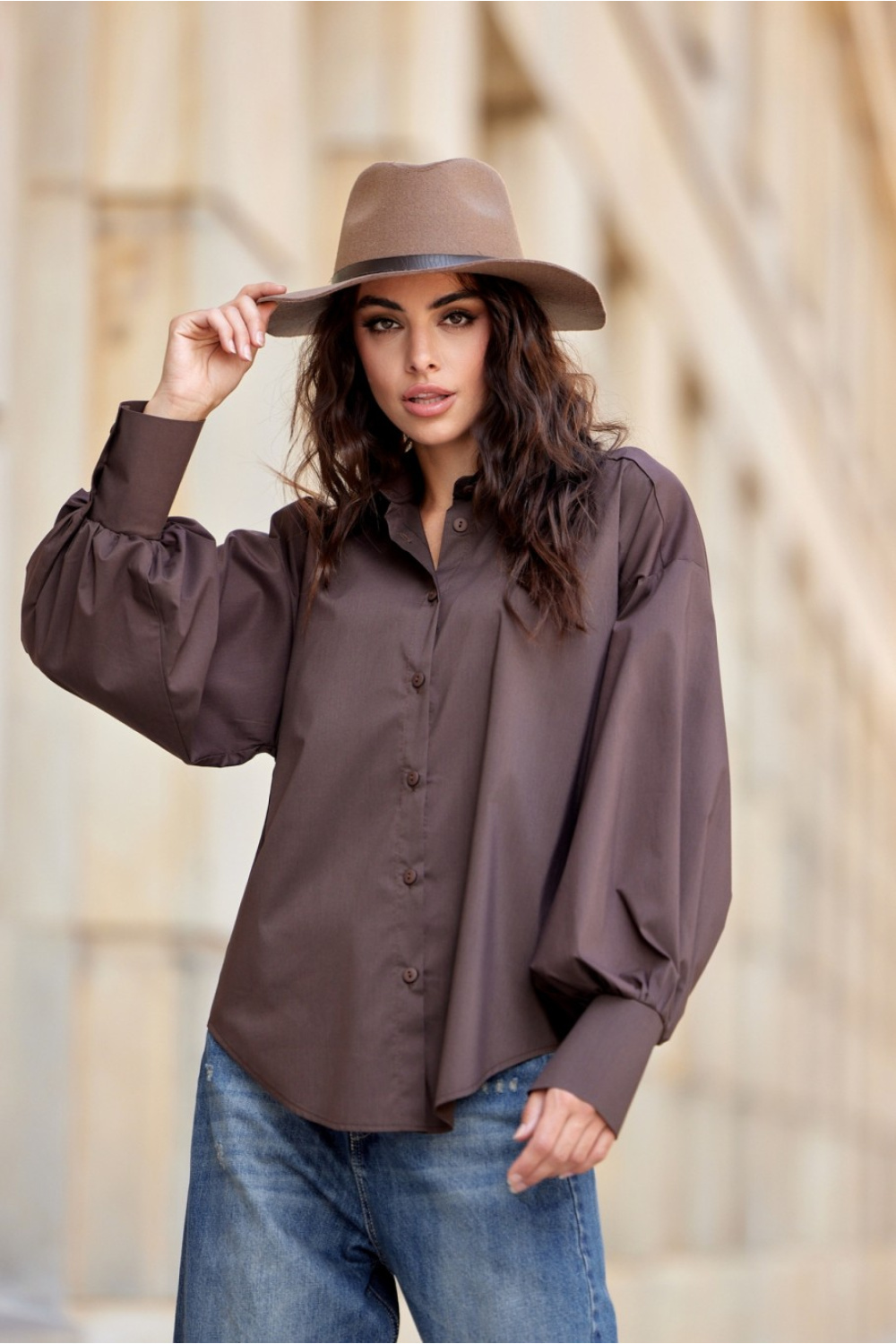 Overhemd met lange mouwen model 200165 Roco Fashion