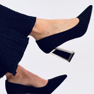 Pumps met dikke hak model 200660 Inello