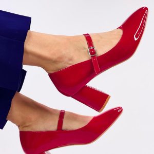 Pumps met dikke hak model 200691 Inello