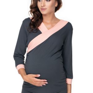 ~Piżama ciążowa model 141834 PeeKaBoo