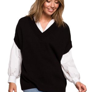 mouwloze trui model 157588 BE Knit
