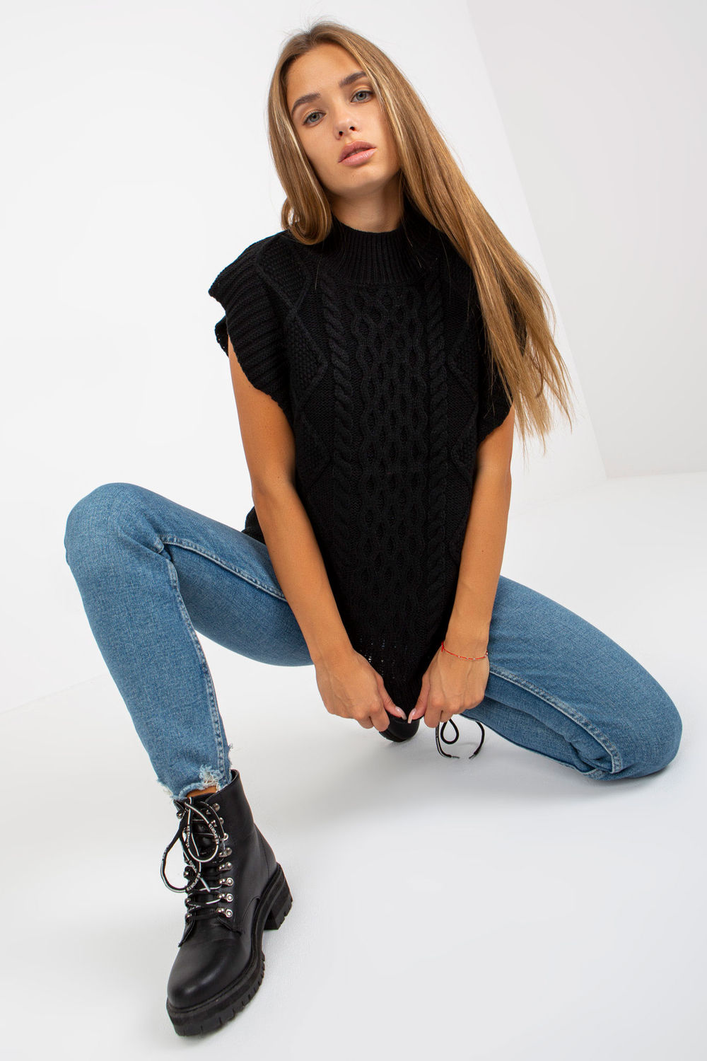 mouwloze trui model 170940 Sublevel