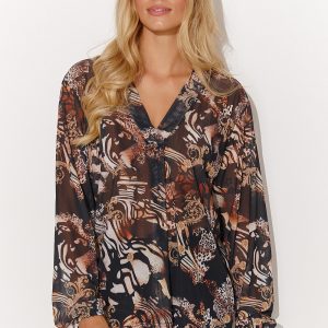 blouse model 184381 Makadamia