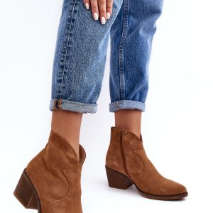 Laarsjes met hoge hak model 187338 Step in style