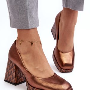 Pumps met dikke hak model 188522 Step in style
