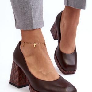 Pumps met dikke hak model 188523 Step in style