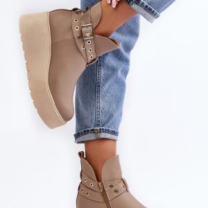 Laarsjes op sleehak model 188594 Step in style