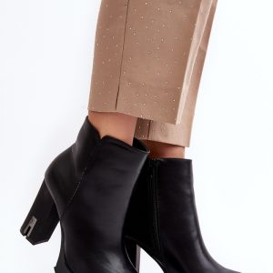 Laarsjes met hoge hak model 189406 Step in style