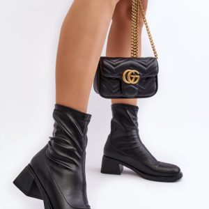 Laarsjes met hoge hak model 189842 Step in style