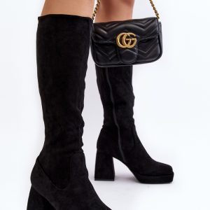 Laarzen met hoge hakken model 189938 Step in style
