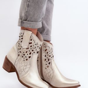 Laarsjes met hoge hak model 191863 Step in style