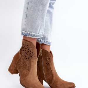 Laarsjes met hoge hak model 191872 Step in style