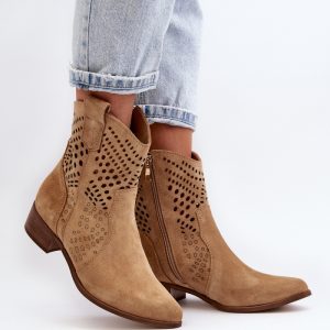 Laarsjes met hoge hak model 192115 Step in style