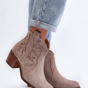 Laarsjes met hoge hak model 192281 Step in style
