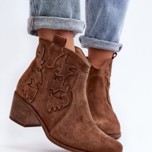 Laarsjes met hoge hak model 192282 Step in style