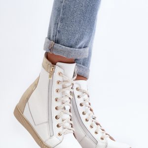 sportschoenen met sleehak model 192301 Step in style