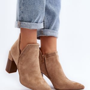 Laarsjes met hoge hak model 192672 Step in style