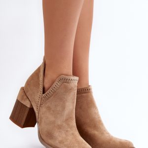 Laarsjes met hoge hak model 192675 Step in style