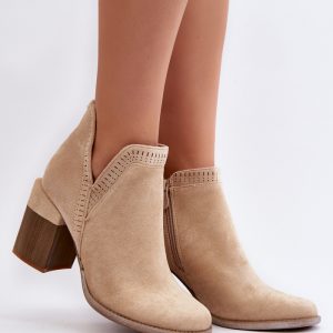 Laarsjes met hoge hak model 192676 Step in style