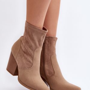 Laarsjes met hoge hak model 192678 Step in style