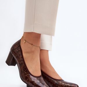Pumps met dikke hak model 192918 Step in style
