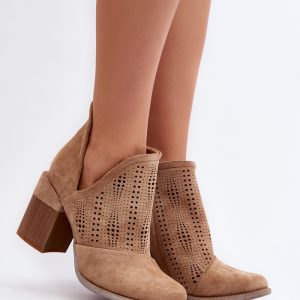 Laarsjes met hoge hak model 193143 Step in style