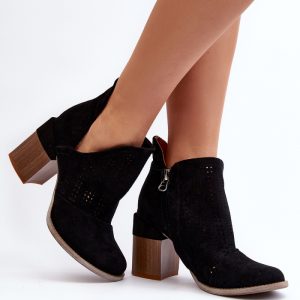 Laarsjes met hoge hak model 193144 Step in style