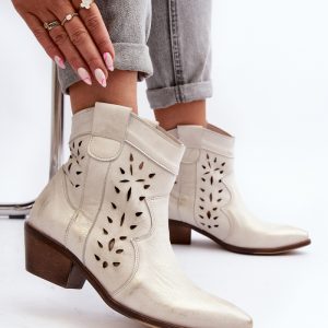 Laarsjes met hoge hak model 193147 Step in style