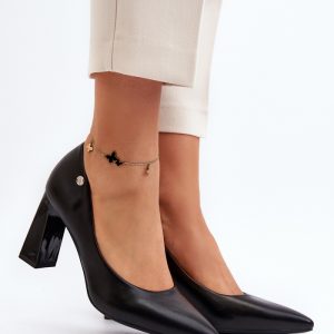 Pumps met dikke hak model 193381 Step in style