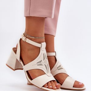 sandalen op hak model 194492 Step in style