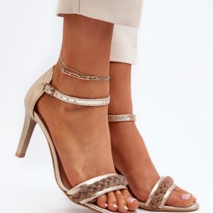 sandalen op hak model 194688 Step in style