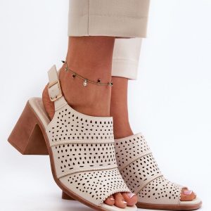 sandalen op hak model 195749 Step in style