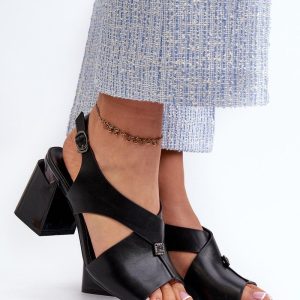 sandalen op hak model 196320 Step in style