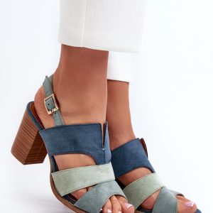 sandalen op hak model 196630 Step in style
