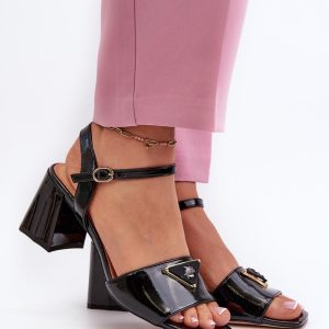 sandalen op hak model 196645 Step in style