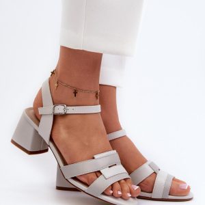 sandalen op hak model 197094 Step in style