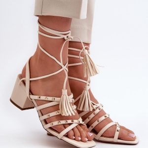 sandalen op hak model 197583 Step in style