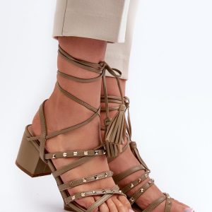 sandalen op hak model 197585 Step in style