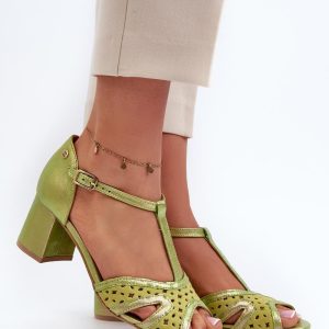 sandalen op hak model 197702 Step in style