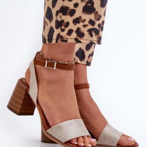 sandalen op hak model 197901 Step in style
