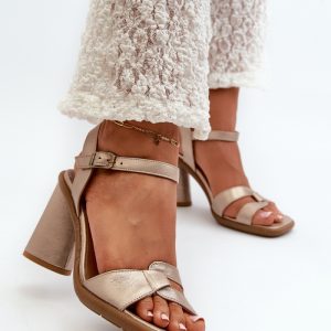 sandalen op hak model 198397 Step in style