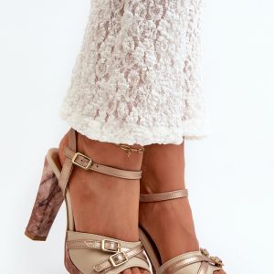 sandalen op hak model 198398 Step in style