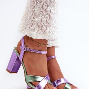 sandalen op hak model 198679 Step in style