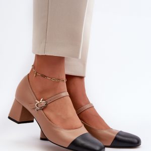 Pumps met dikke hak model 198727 Step in style