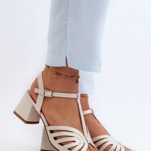 sandalen op hak model 198815 Step in style