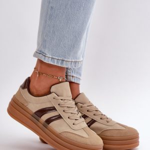 ~Buty sportowe na platformie model 199172 Step in style